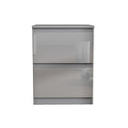 Soho 2 Door Wardrobe & 4 Drawer Chest High Gloss 3 Piece Bedroom Set