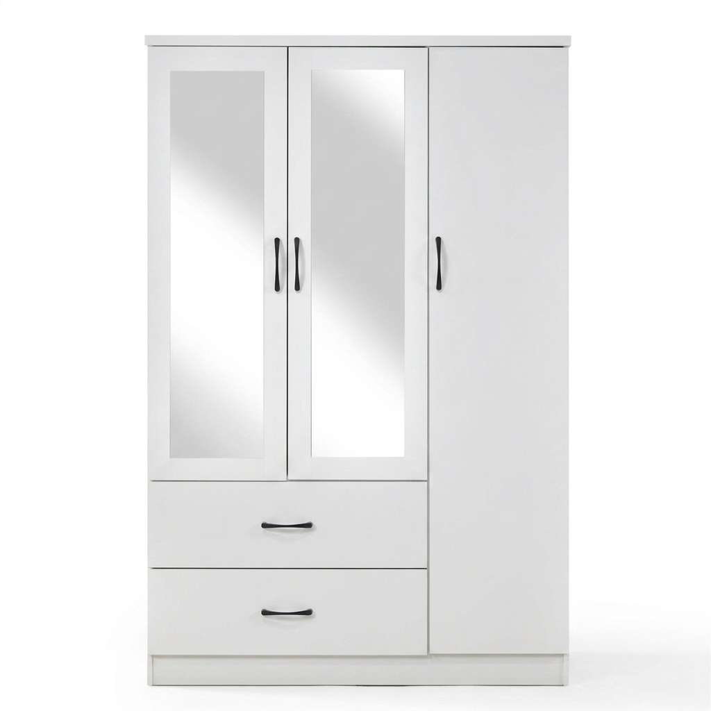Paddington 3 Door Wardrobe & 7 Drawer Chest 3 Piece Set