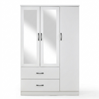 Paddington 3 Door Wardrobe & 7 Drawer Chest 3 Piece Set