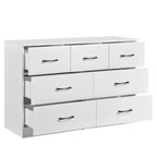 Paddington 3 Door Wardrobe & 7 Drawer Chest 3 Piece Set