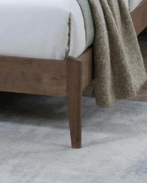 Cheslyn Fabric Headboard Bed Frame - Time Living