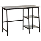 Chicago Smoked Glass Desk - Julian Bowen