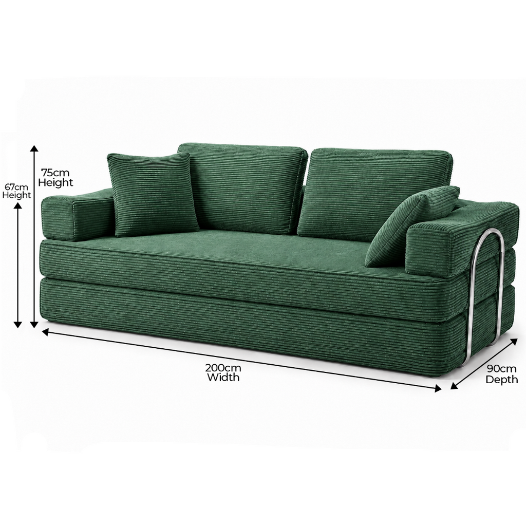 Flex 3 Seater Boneless Compressed Sofa Bed