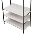 Alva Open Wardrobe Set with 2 Drawers & 4 Shelves