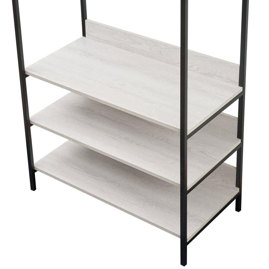 Alva Open Wardrobe Set with 2 Drawers & 4 Shelves