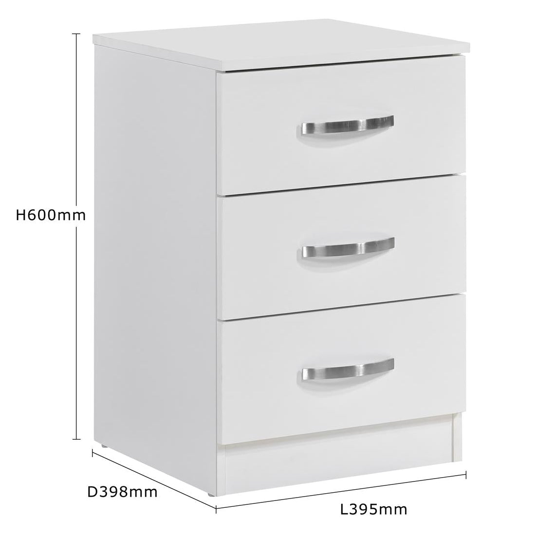 Paddington 4 Door & 7 Drawer Chest 4 Piece Bedroom Set