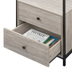 Alva Open Wardrobe with 2 Drawers 3 Piece Bedroom Set