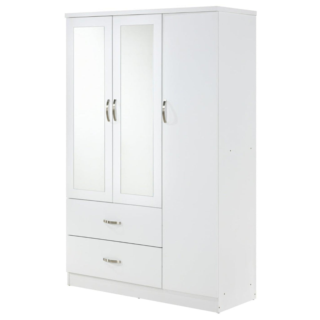 Paddington 3 Door 2 Drawer Mirrored Wardrobe
