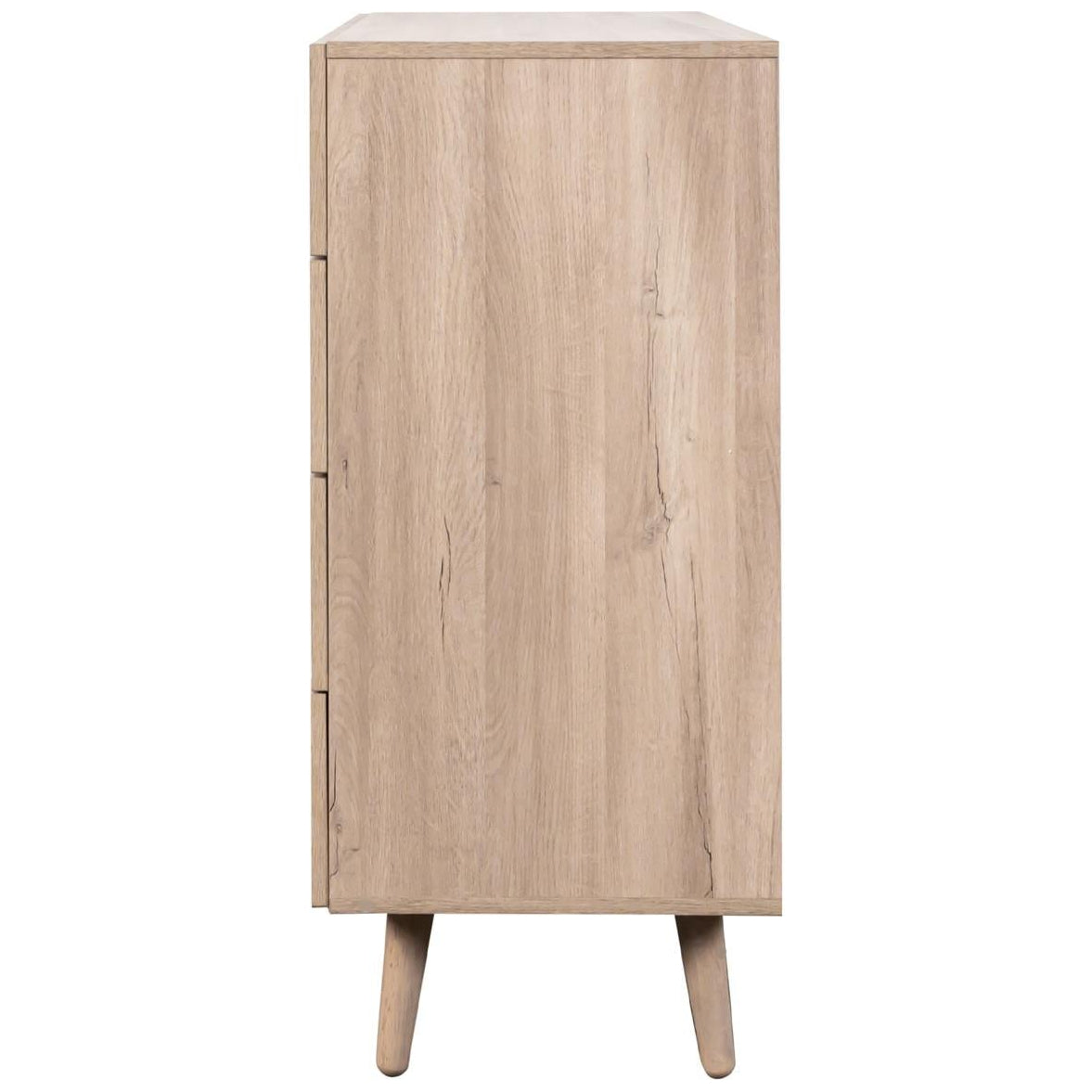 Willow Rattan 2 Door Wardrobe 3 Piece Bedroom Set