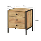 Alva Open Wardrobe with 2 Drawers 3 Piece Bedroom Set
