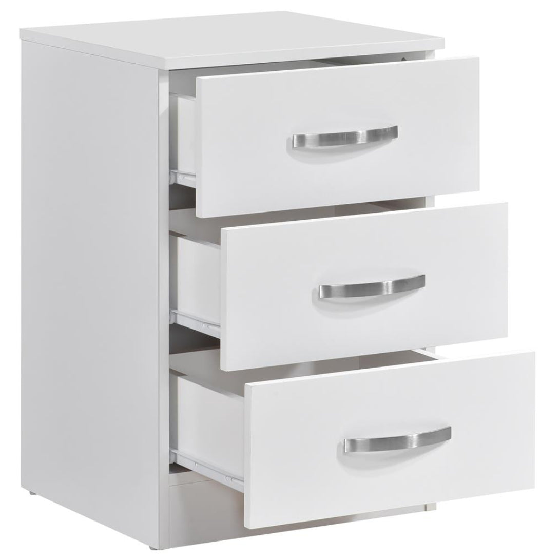 Paddington 4 Door Wardrobe & 3+2 Drawer Chest 3 Piece Bedroom Set