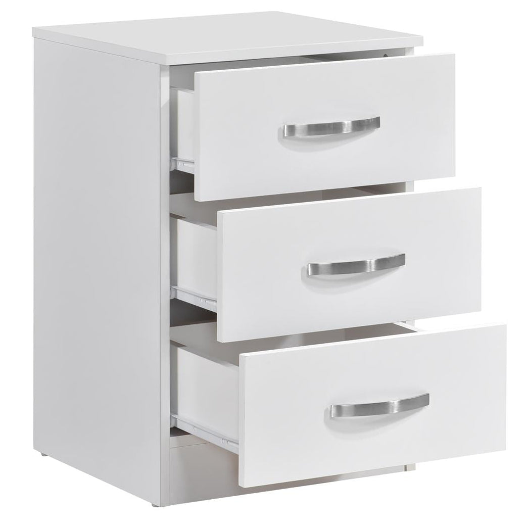 Paddington 4 Door Wardrobe & 7 Drawer Chest 3 Piece Bedroom Set