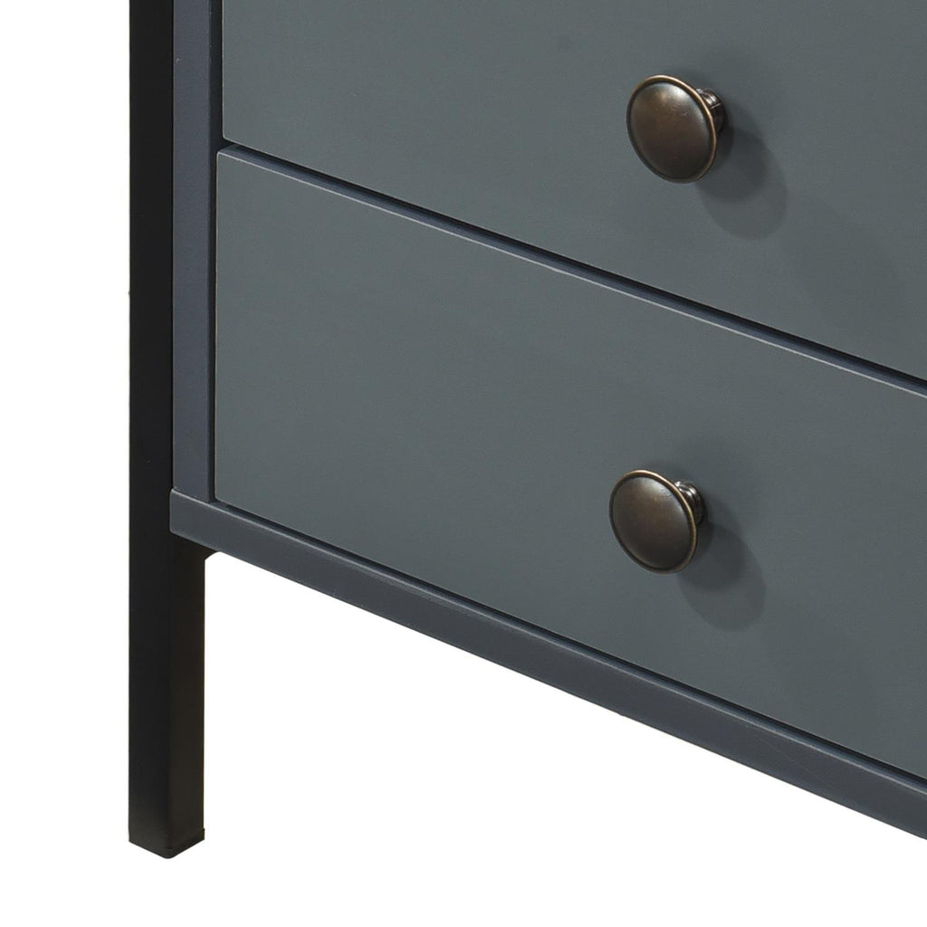 Alva Open Wardrobe with 2 Drawers 3 Piece Bedroom Set