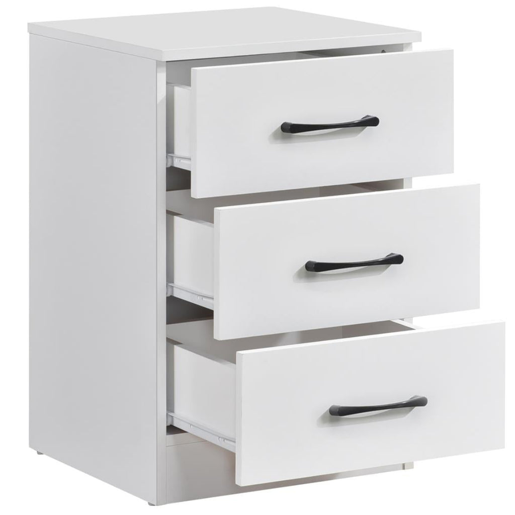 Paddington 4 Door Wardrobe & 3+2 Drawer Chest 3 Piece Bedroom Set