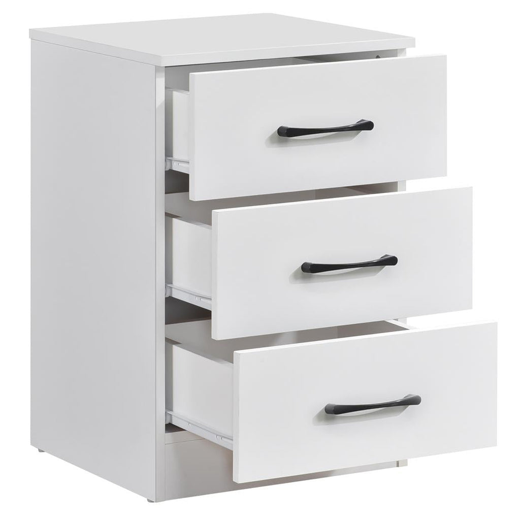 Paddington 4 Door Wardrobe & 7 Drawer Chest 3 Piece Bedroom Set