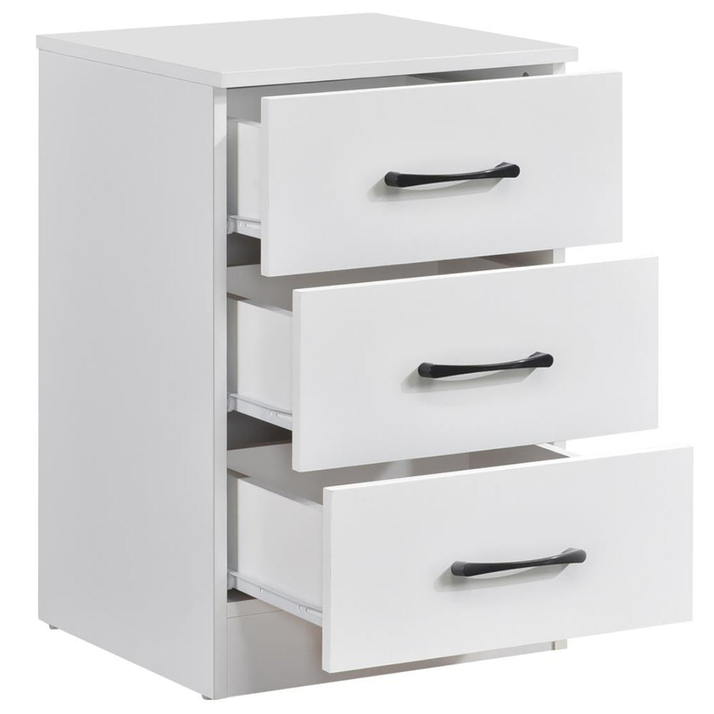 Paddington 3 Door Wardrobe & 7 Drawer Chest 3 Piece Set
