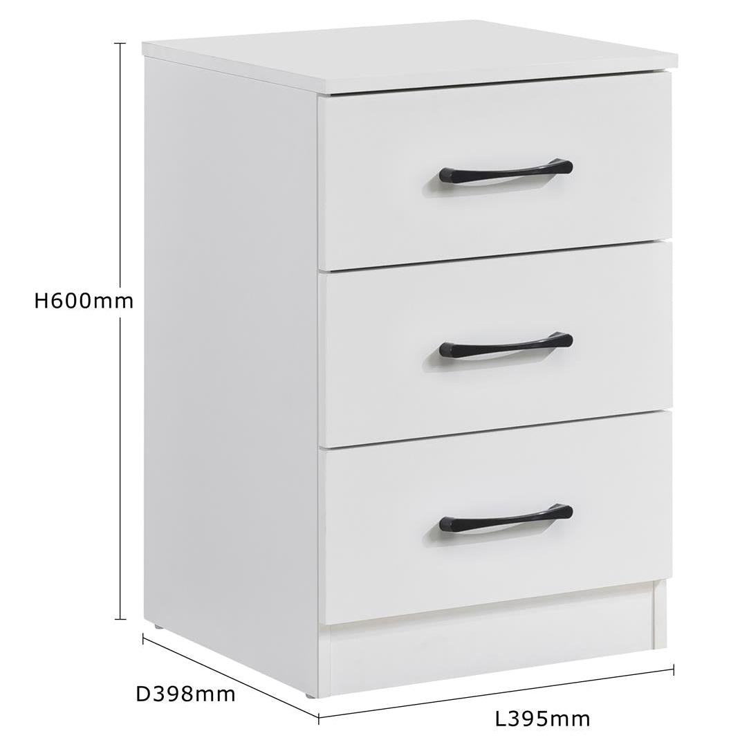Paddington 4 Door & 7 Drawer Chest 4 Piece Bedroom Set