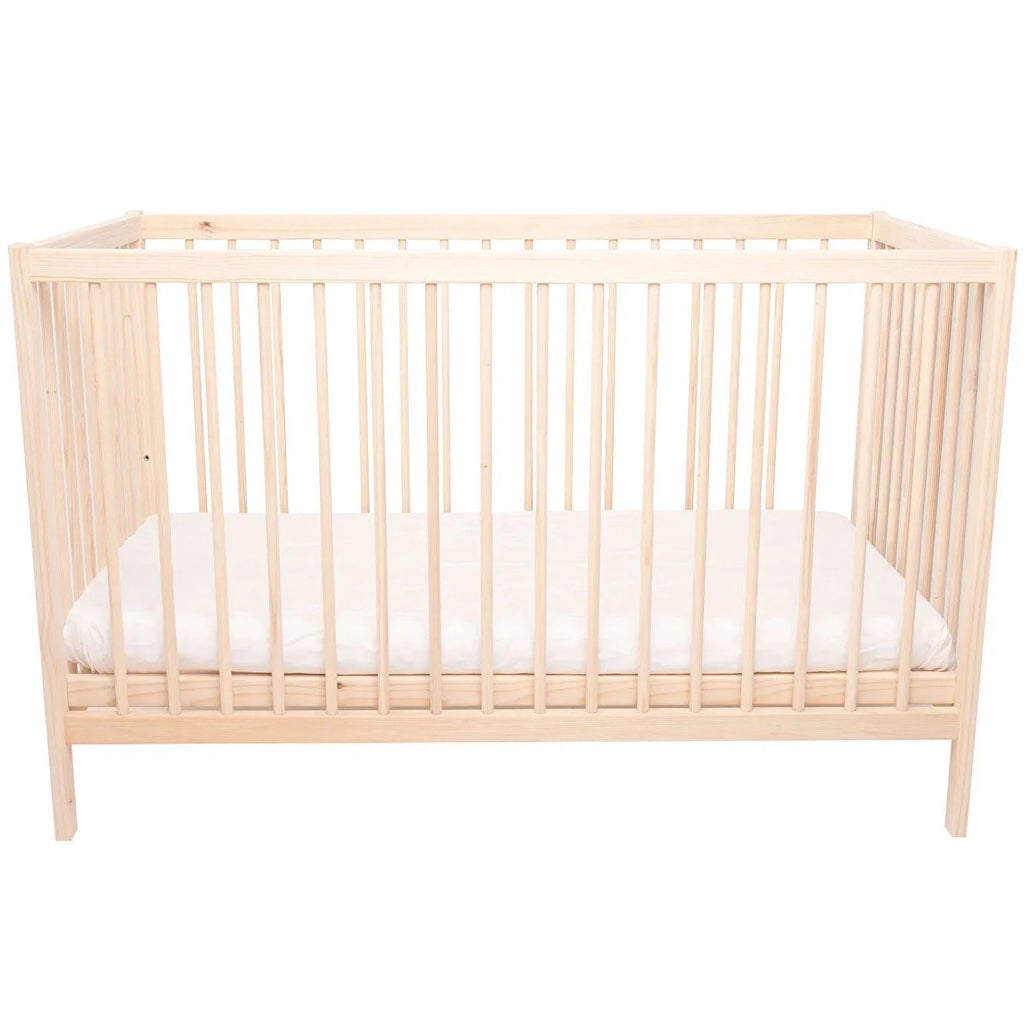 Ella Wooden Cot 120 x 60cm with Adjustable Levels - Swish Furniture