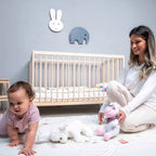 Ella Wooden Cot 120 x 60cm with Adjustable Levels - Swish Furniture
