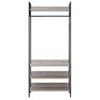 Alva Open Wardrobe with 2 Drawers 3 Piece Bedroom Set