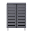 Euston Modern 2 Door Shoe Storage Cabinet - Swish Furniture