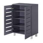 Euston Modern 2 Door Shoe Storage Cabinet - Swish Furniture