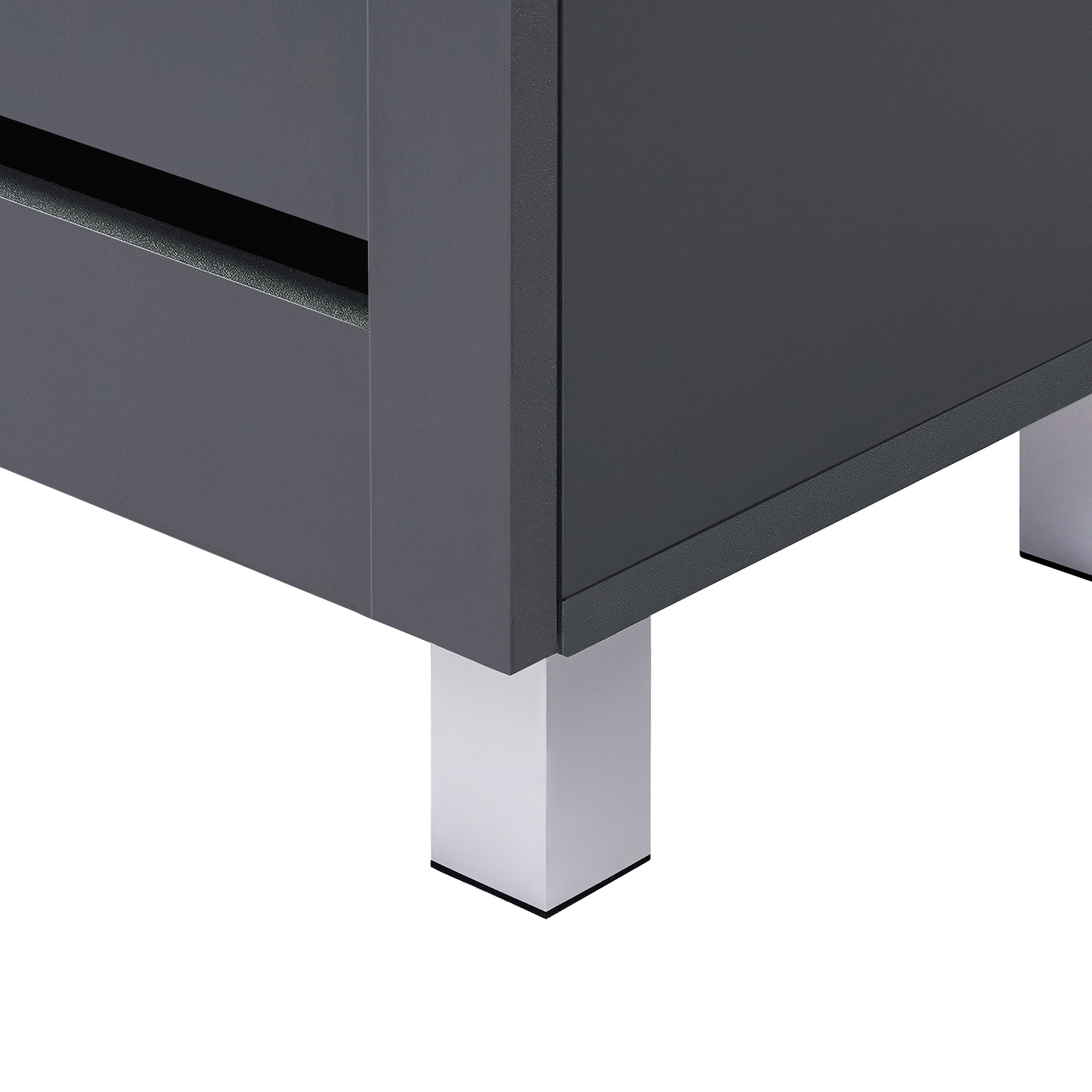 Euston Modern 2 Door Shoe Storage Cabinet - Swish Furniture