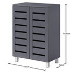 Euston Modern 2 Door Shoe Storage Cabinet - Swish Furniture
