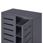 Euston Modern 2 Door Shoe Storage Cabinet - Swish Furniture