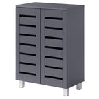 Euston Modern 2 Door Shoe Storage Cabinet - Swish Furniture