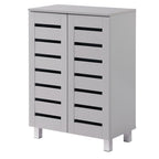 Euston Modern 2 Door Shoe Storage Cabinet - Swish Furniture