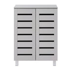 Euston Modern 2 Door Shoe Storage Cabinet - Swish Furniture