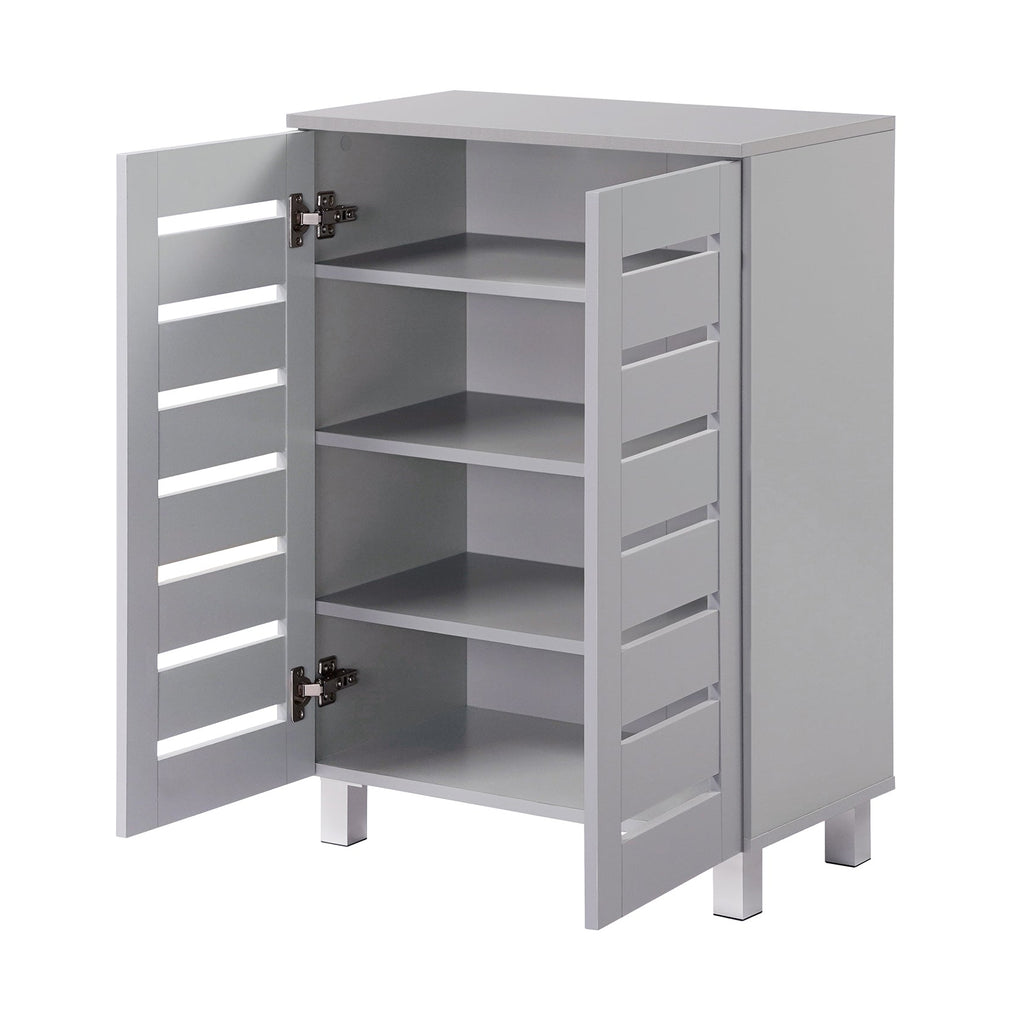 Euston Modern 2 Door Shoe Storage Cabinet - Swish Furniture