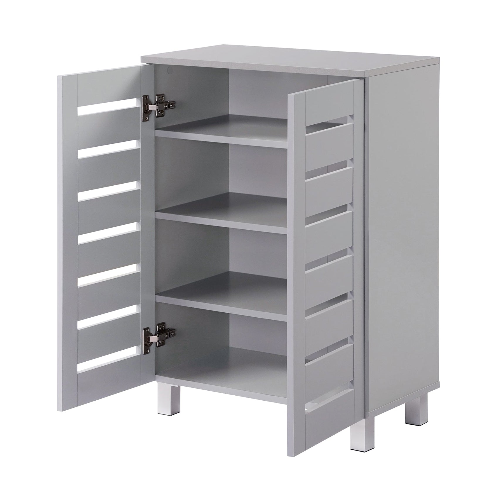 Euston Modern 2 Door Shoe Storage Cabinet - Swish Furniture