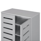 Euston Modern 2 Door Shoe Storage Cabinet - Swish Furniture