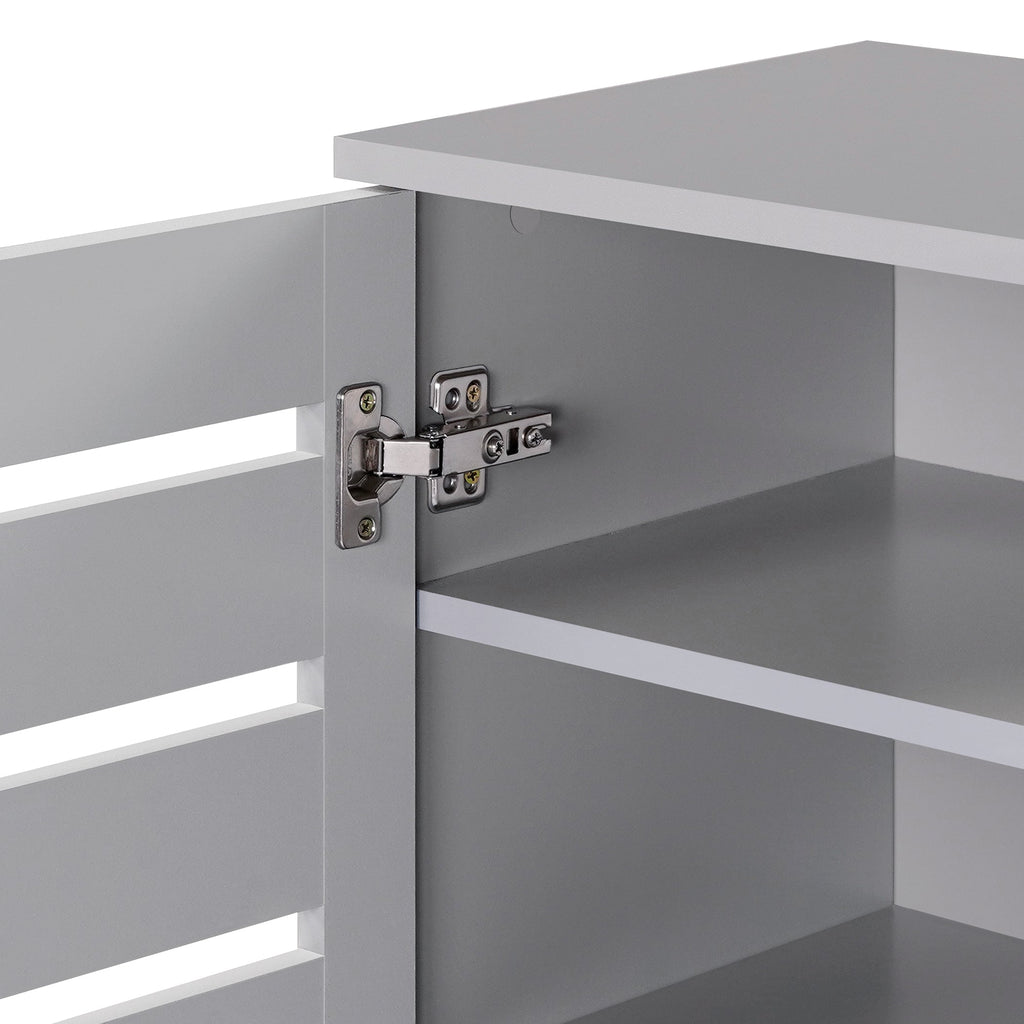 Euston Modern 2 Door Shoe Storage Cabinet - Swish Furniture