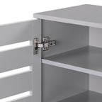 Euston Modern 2 Door Shoe Storage Cabinet - Swish Furniture
