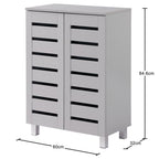 Euston Modern 2 Door Shoe Storage Cabinet - Swish Furniture