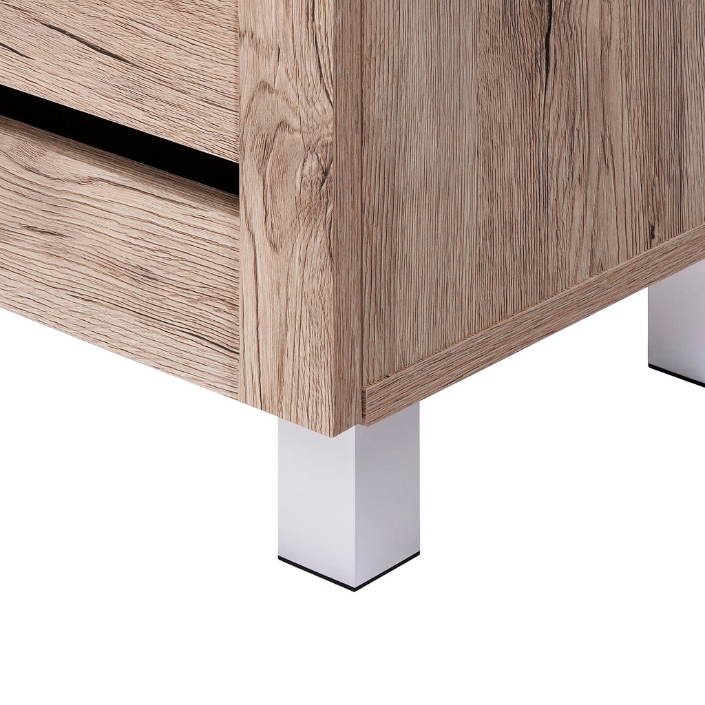 Euston Modern 2 Door Shoe Storage Cabinet - Swish Furniture