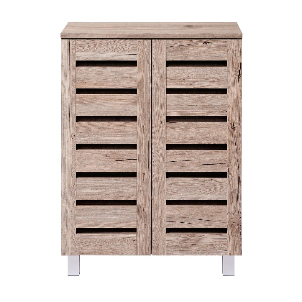 Euston Modern 2 Door Shoe Storage Cabinet - Swish Furniture