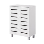 Euston Modern 2 Door Shoe Storage Cabinet - Swish Furniture