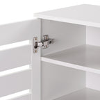 Euston Modern 2 Door Shoe Storage Cabinet - Swish Furniture