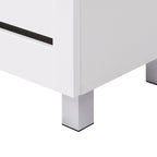 Euston Modern 2 Door Shoe Storage Cabinet - Swish Furniture