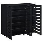 Euston Modern 3 Door Shoe Storage Cabinet - Swish Furniture