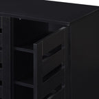 Euston Modern 3 Door Shoe Storage Cabinet - Swish Furniture