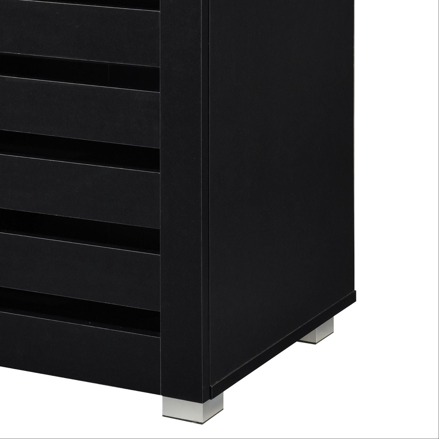 Euston Modern 3 Door Shoe Storage Cabinet - Swish Furniture