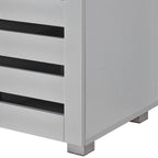 Euston Modern 3 Door Shoe Storage Cabinet - Swish Furniture