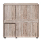 Euston Modern 3 Door Shoe Storage Cabinet - Swish Furniture