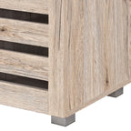 Euston Modern 3 Door Shoe Storage Cabinet - Swish Furniture
