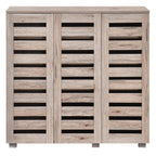 Euston Modern 3 Door Shoe Storage Cabinet - Swish Furniture